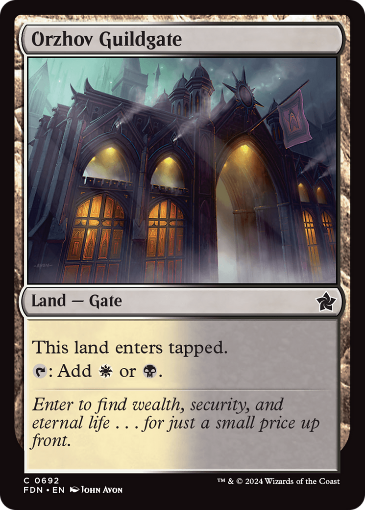 Orzhov Guildgate [Foundations] | The CG Realm
