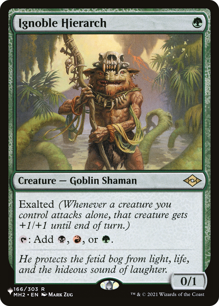 Ignoble Hierarch [The List] | The CG Realm