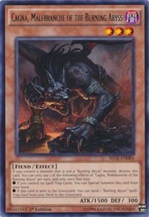 Cagna, Malebranche of the Burning Abyss (SECE-EN084) - Secrets of Eternity Unlimited