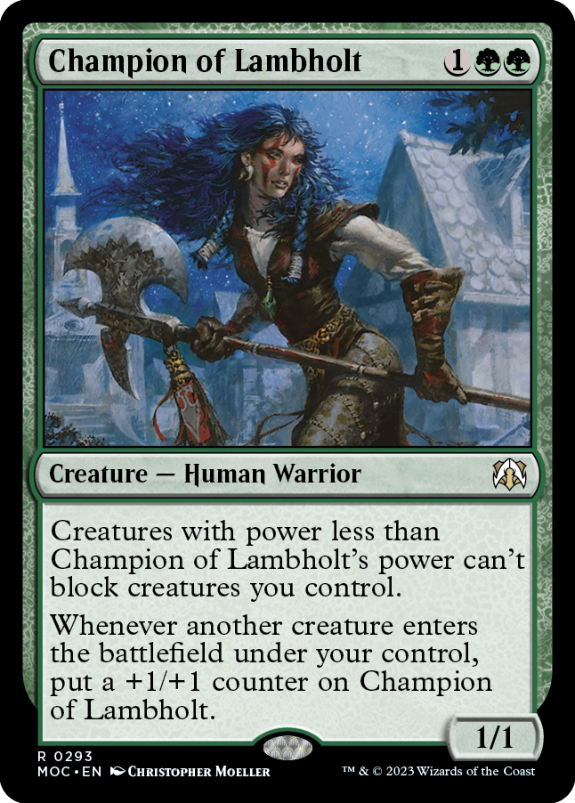 Champion of Lambholt [March of the Machine Commander] | The CG Realm