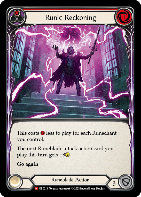Runic Reckoning [DTD213] (Dusk Till Dawn)  Rainbow Foil | The CG Realm