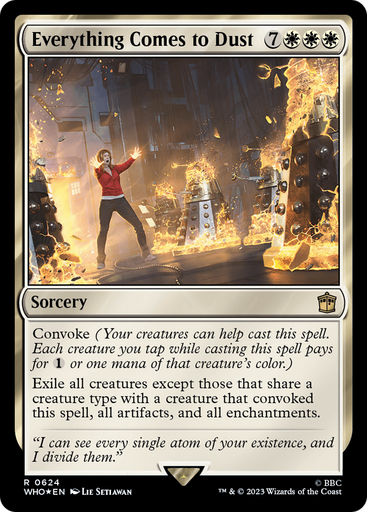 Everything Comes to Dust (Surge Foil) [Doctor Who] | The CG Realm
