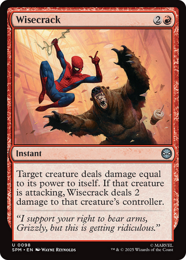 Wisecrack [Marvel's Spider-Man] | The CG Realm
