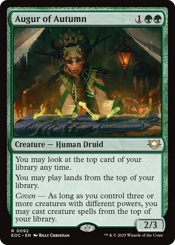Augur of Autumn [Edge of Eternities Commander] | The CG Realm