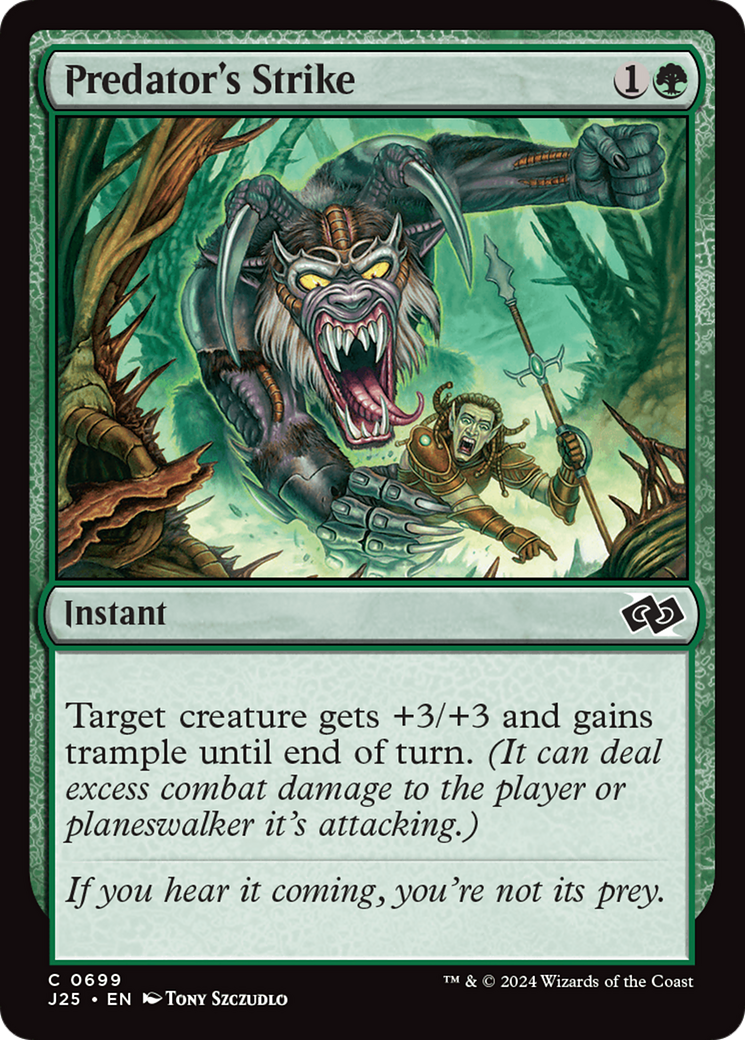 Predator's Strike [Foundations Jumpstart] | The CG Realm