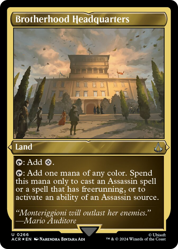 Brotherhood Headquarters (Foil Etched) [Assassin's Creed] | The CG Realm
