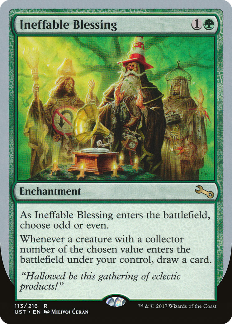 Ineffable Blessing (E) (UST-113) - Unstable