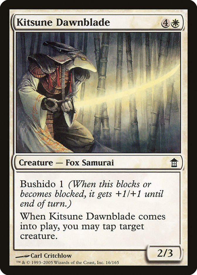 Kitsune Dawnblade [Saviors of Kamigawa] | The CG Realm
