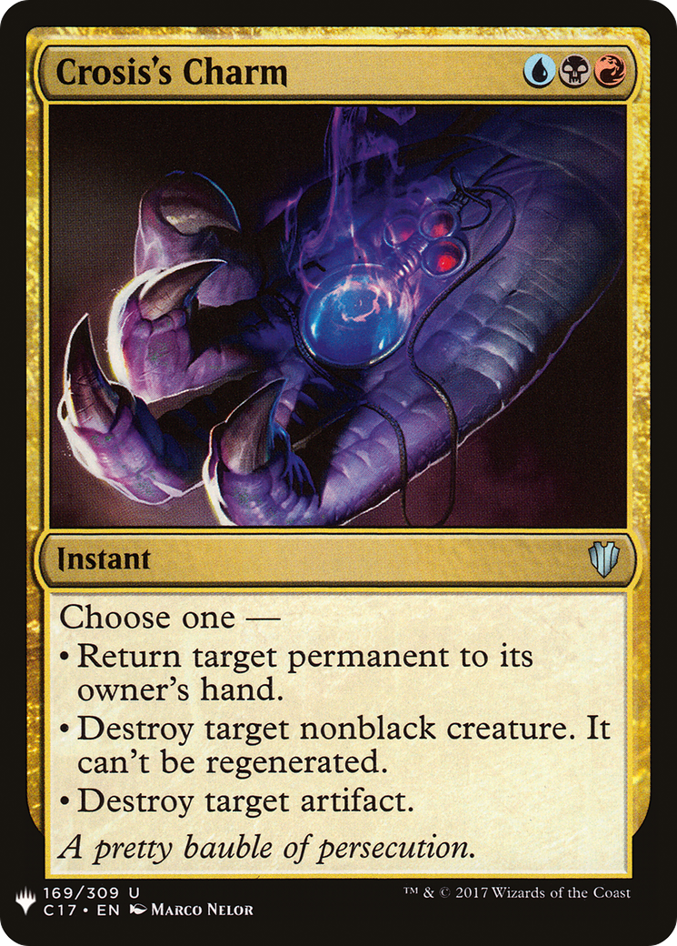 Crosis's Charm (LIST-C17-169) - The List