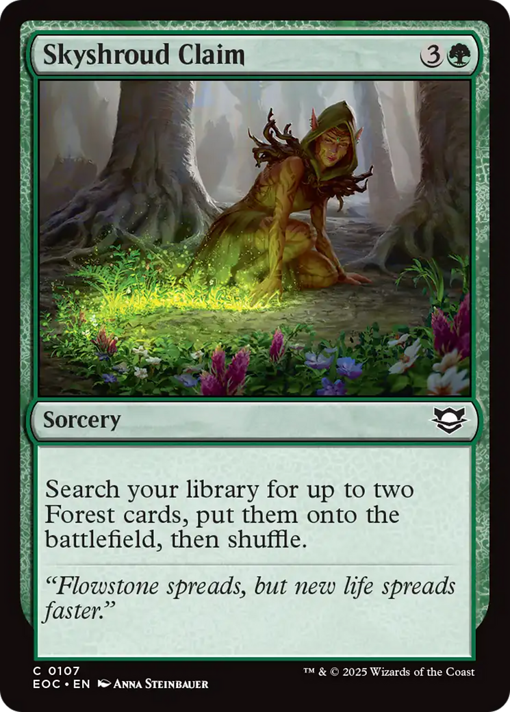 Skyshroud Claim [Edge of Eternities Commander] | The CG Realm