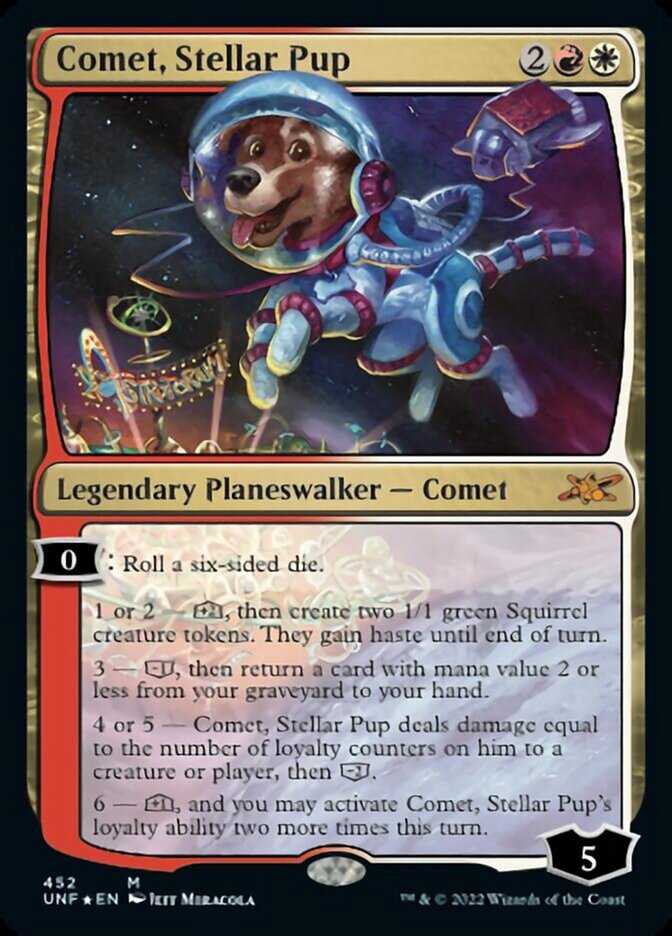 Comet, Stellar Pup (Galaxy Foil) [Unfinity] | The CG Realm