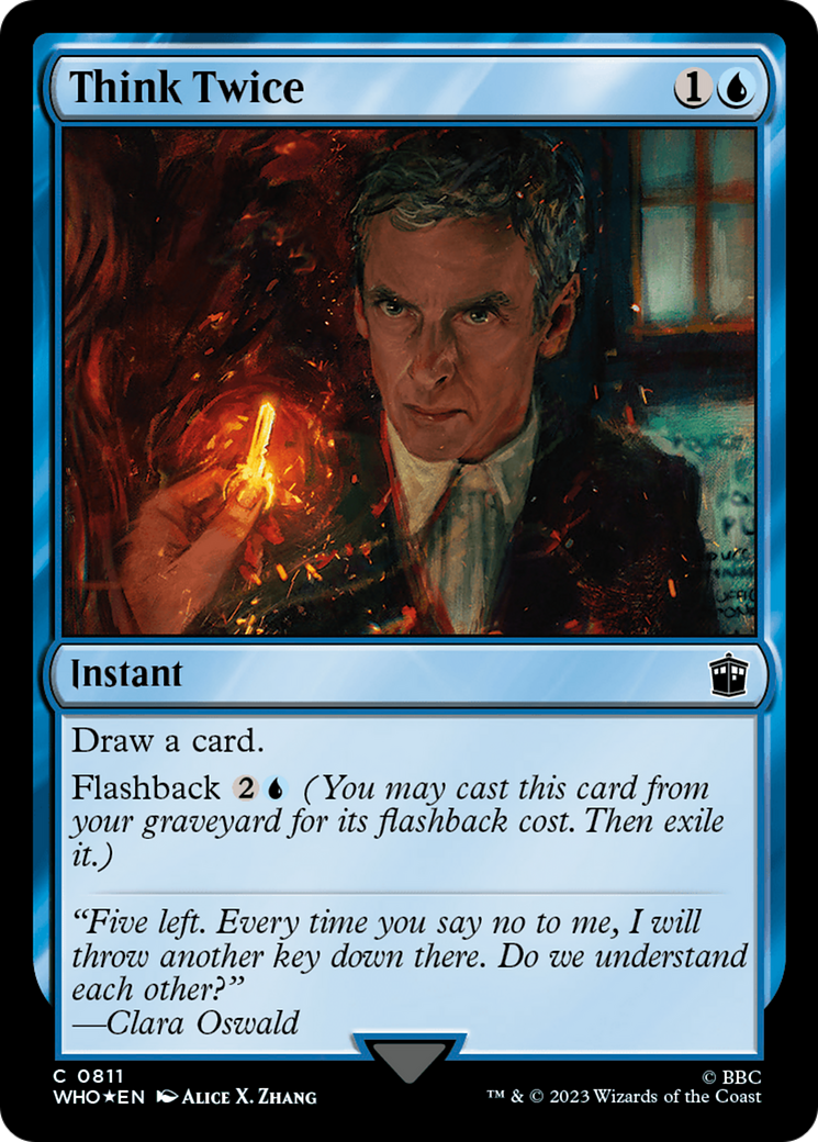Think Twice (Surge Foil) [Doctor Who] | The CG Realm