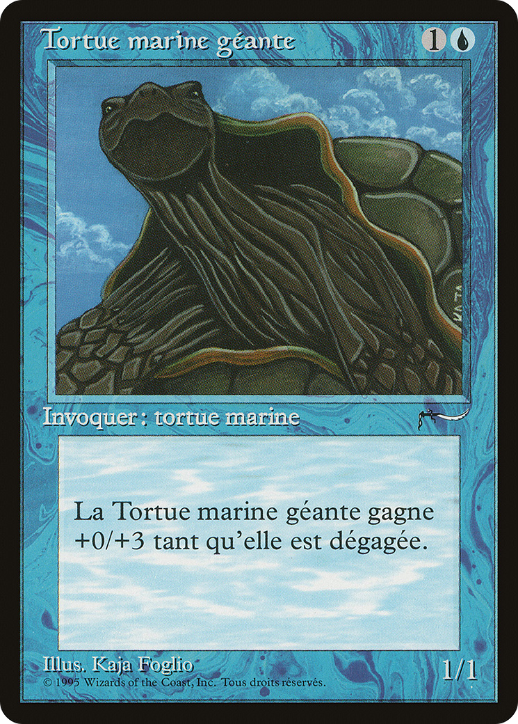 Giant Tortoise (French) - "Tortue marine geante" (REN-) - Renaissance