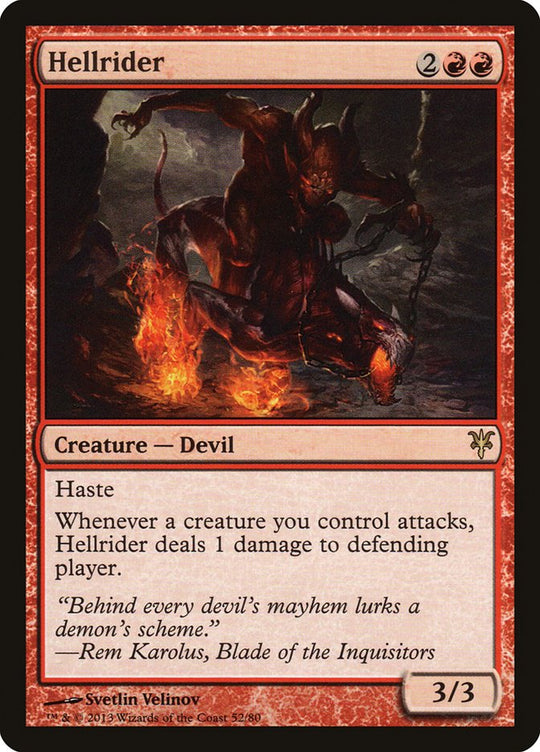 Hellrider (DDK-052) - Duel Decks: Sorin vs. Tibalt