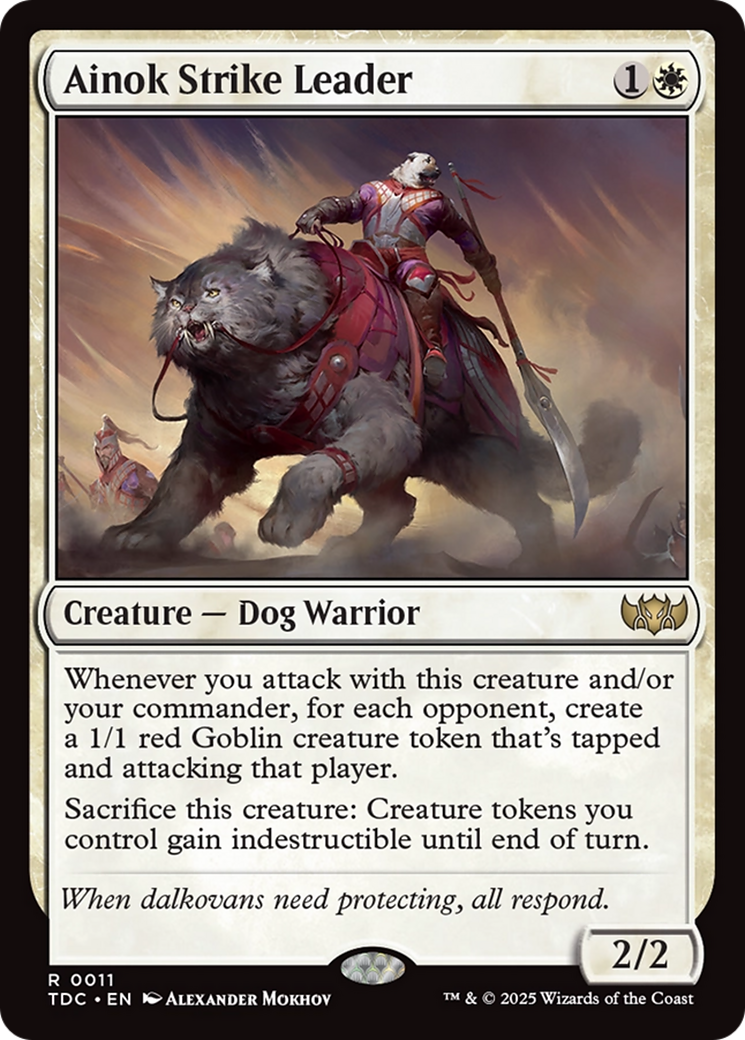 Ainok Strike Leader [Tarkir: Dragonstorm Commander] | The CG Realm