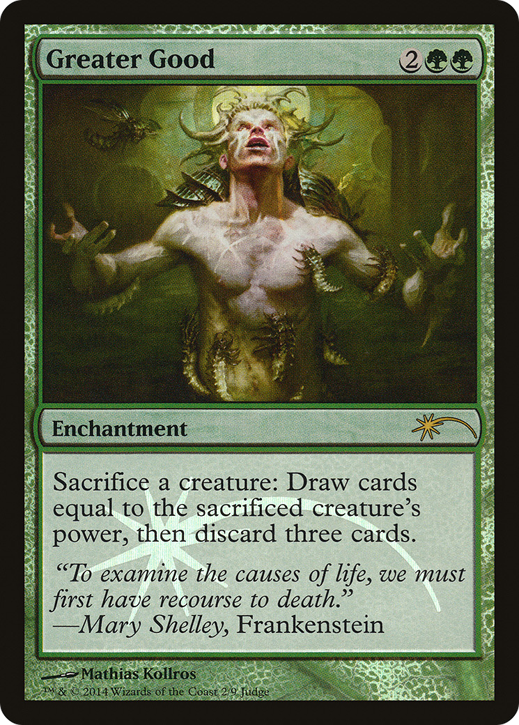 Greater Good (JDG-002) - Judge Gift Cards 2014 Foil