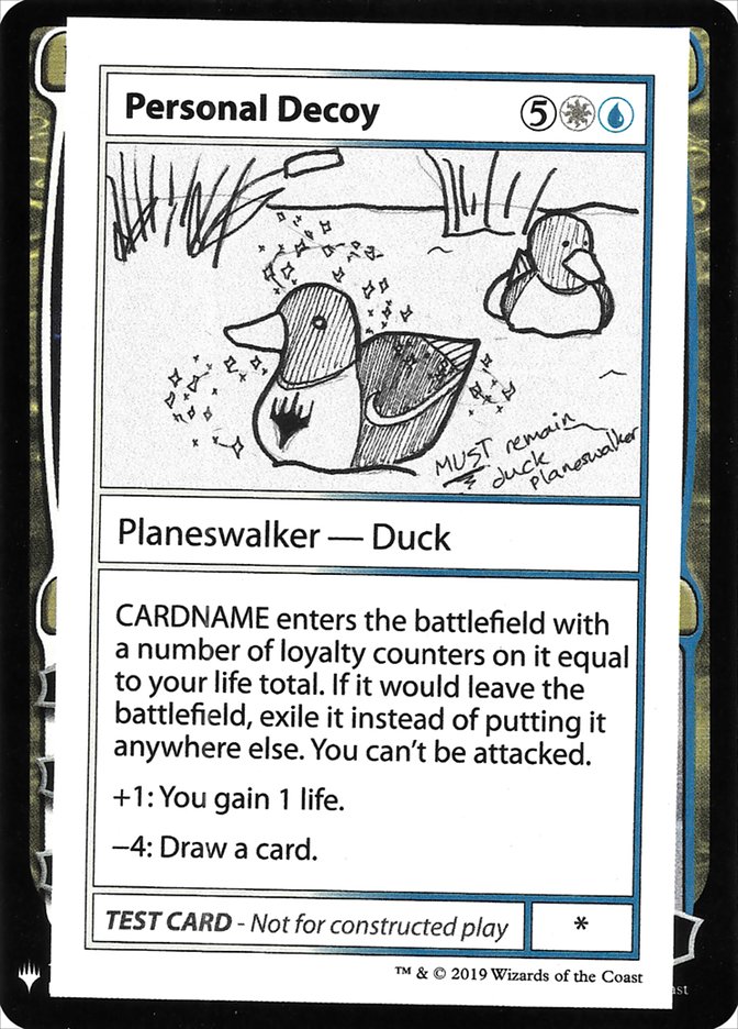 Personal Decoy [Mystery Booster Playtest Cards] | The CG Realm