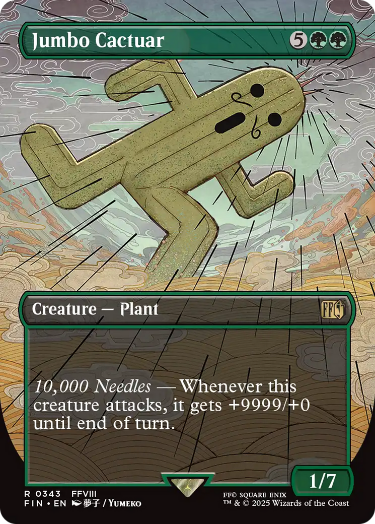 Jumbo Cactuar (Borderless) [FINAL FANTASY] | The CG Realm