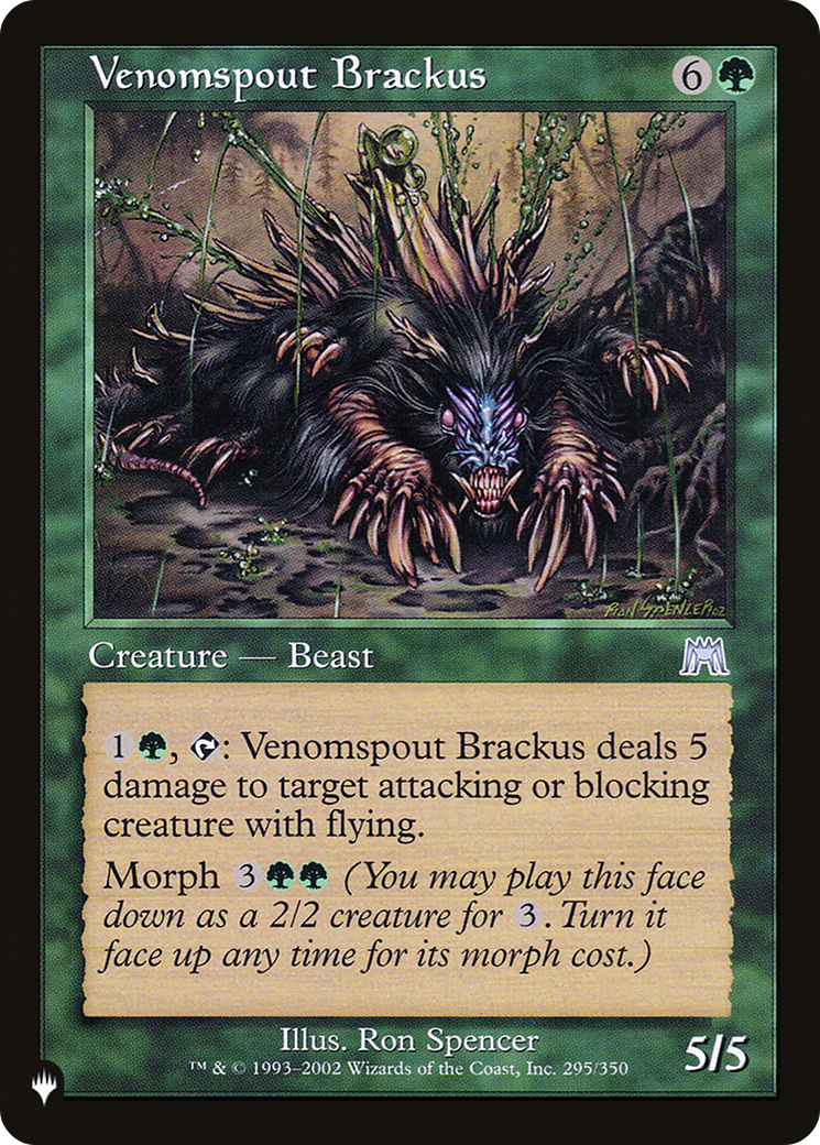 Venomspout Brackus [The List] | The CG Realm