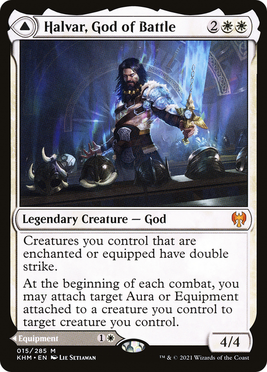 Halvar, God of Battle (KHM-015) - Kaldheim