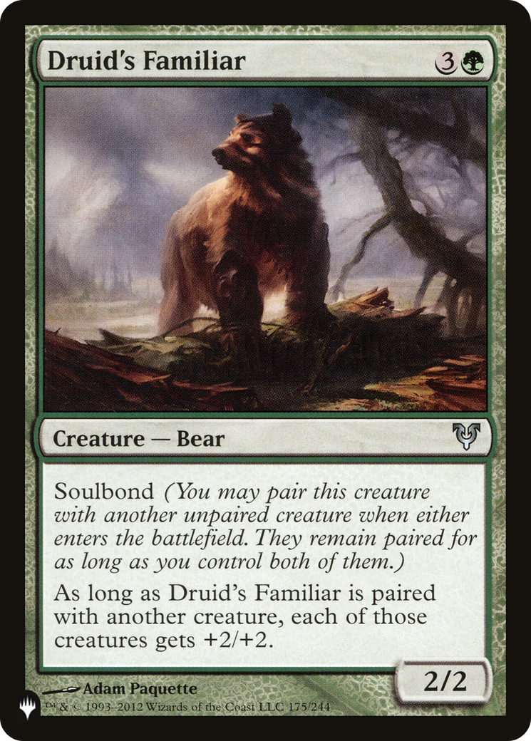 Druid's Familiar [The List] | The CG Realm