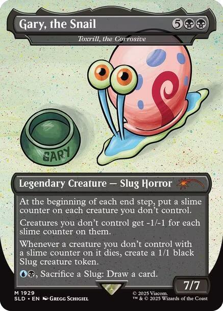 Gary, the Snail - Toxrill, the Corrosive [Secret Lair Drop Series] | The CG Realm