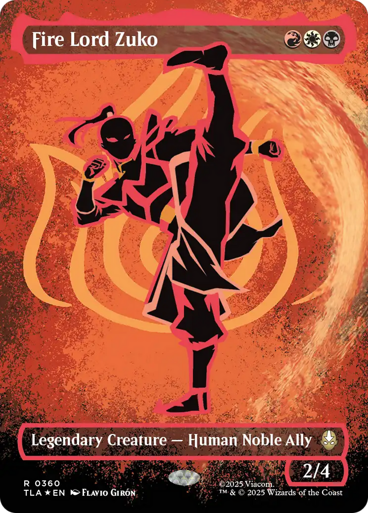 Fire Lord Zuko (Borderless Battle Pose) [Avatar: The Last Airbender] | The CG Realm