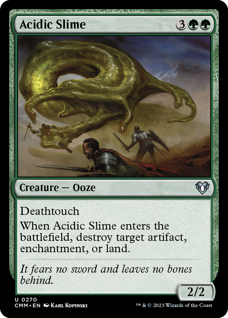 Acidic Slime [Commander Masters] | The CG Realm