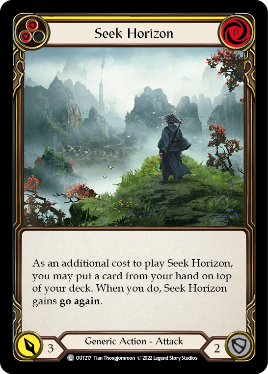 Seek Horizon (Yellow) [OUT217] (Outsiders) | The CG Realm