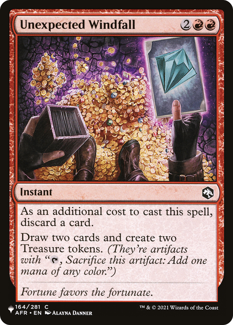 Unexpected Windfall [The List] | The CG Realm