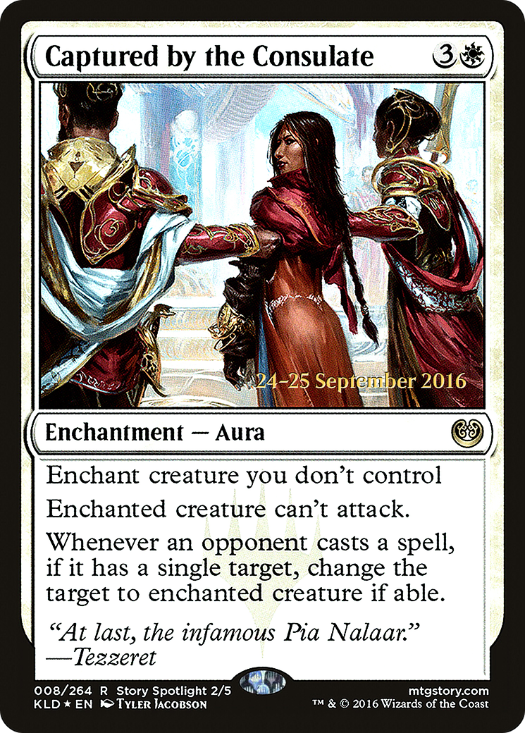 Captured by the Consulate (PRE-008) - Kaladesh Promos Foil