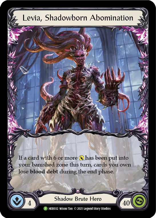 Levia, Shadowborn Abomination [HER032] (Promo)  Cold Foil | The CG Realm