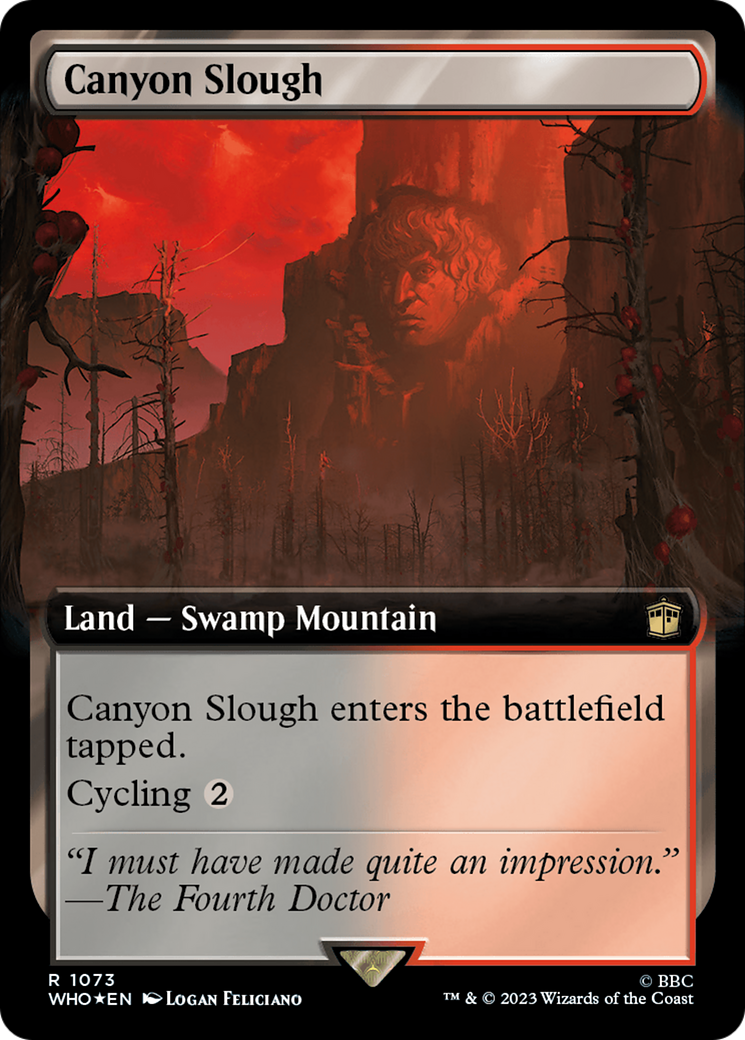 Canyon Slough (Extended Art) (Surge Foil) [Doctor Who] | The CG Realm