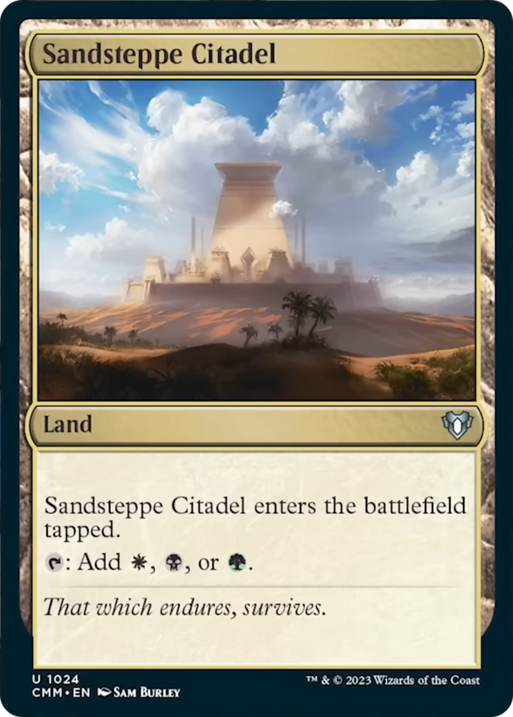 Sandsteppe Citadel [Commander Masters] | The CG Realm