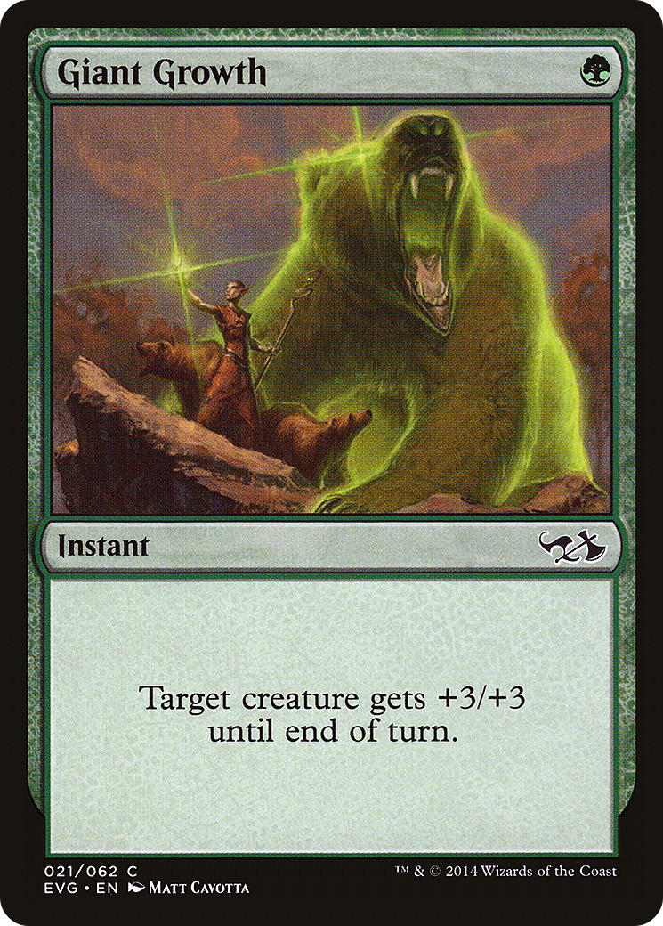 Giant Growth (Goblins vs Elves) (DD3-) - Duel Decks Anthology: Elves vs. Goblins