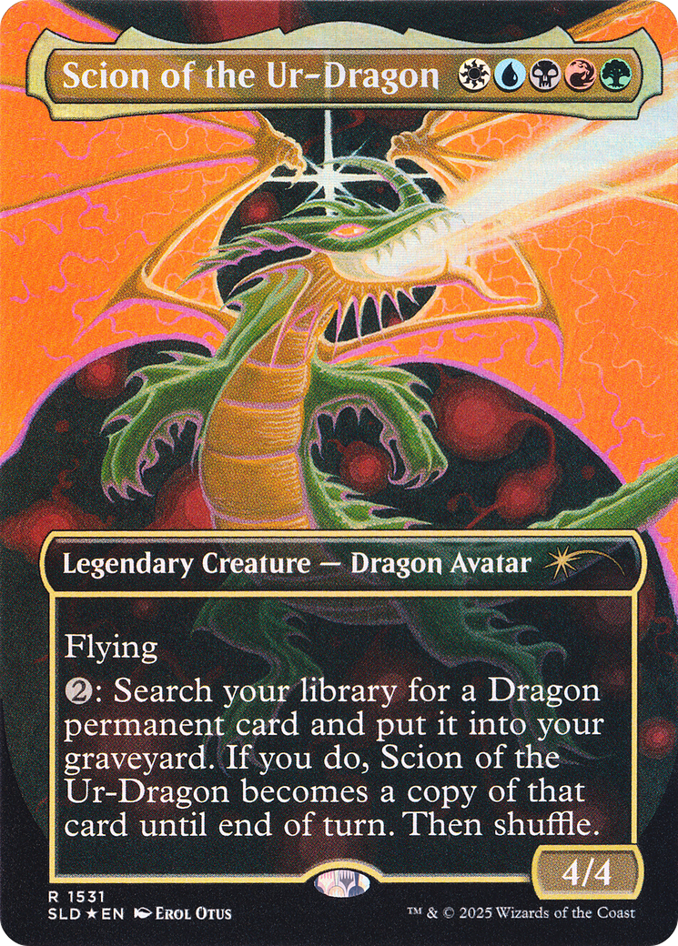 Scion of the Ur-Dragon (Rainbow Foil) [Secret Lair Drop Series] | The CG Realm
