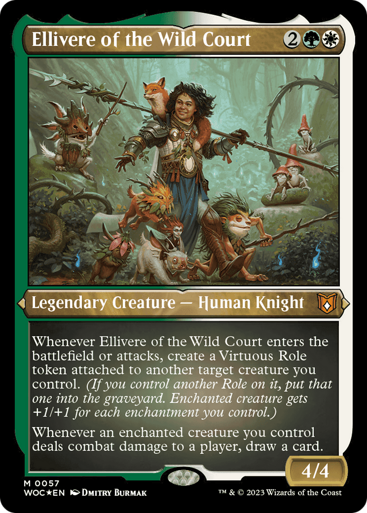 Ellivere of the Wild Court (Display Commander) [Wilds of Eldraine Commander] | The CG Realm
