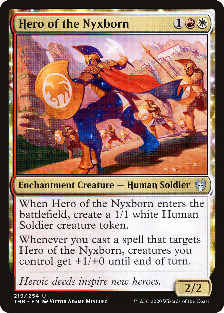 Hero of the Nyxborn (THB-219) - Theros Beyond Death: (enchantment)
