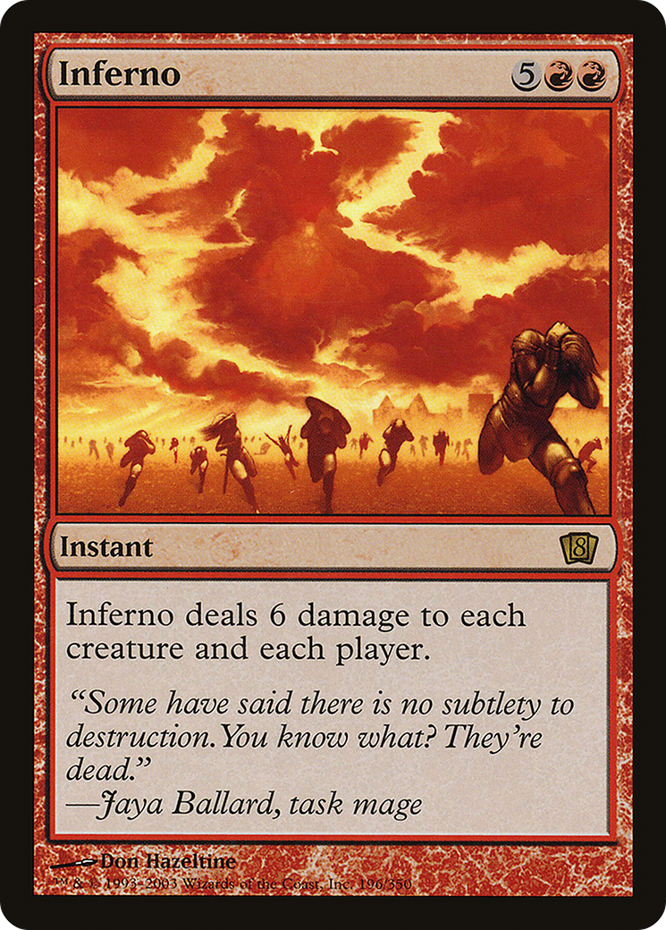 Inferno (8ED-196) - 8th Edition