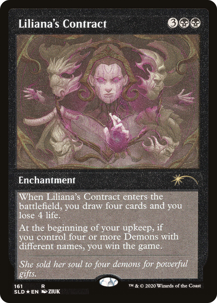 Liliana's Contract (Foil Etched) [Secret Lair Drop Series] | The CG Realm