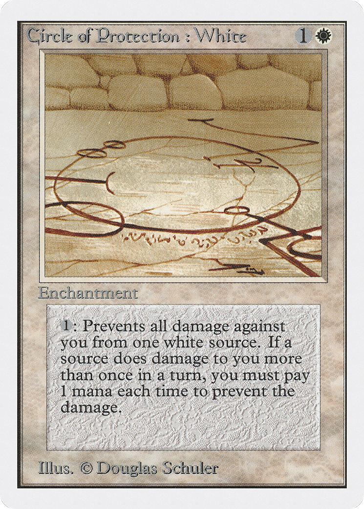 Circle of Protection: White (2ED-) - Unlimited Edition