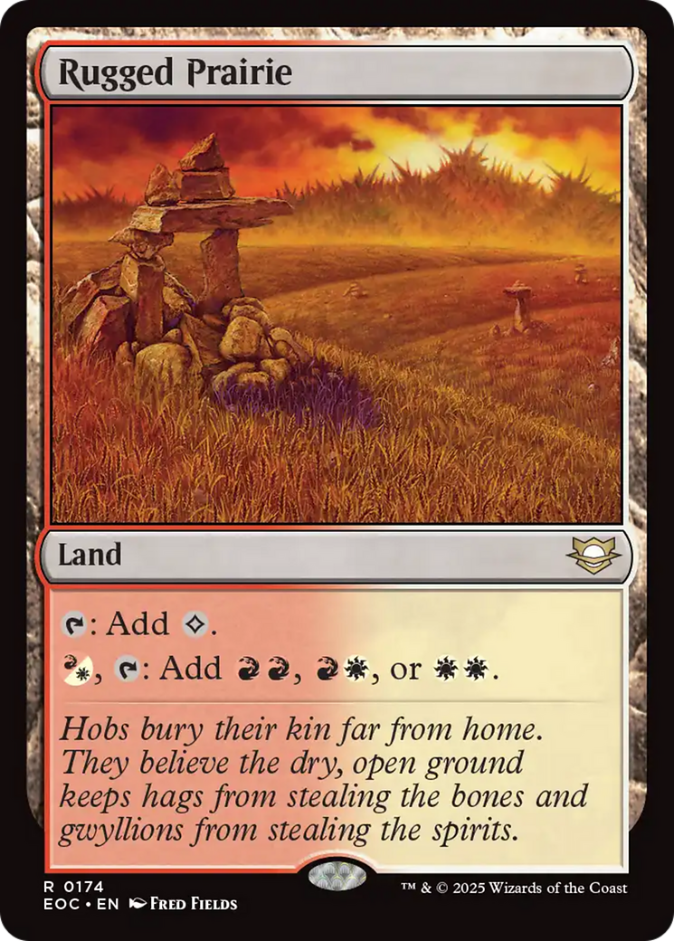 Rugged Prairie [Edge of Eternities Commander] | The CG Realm