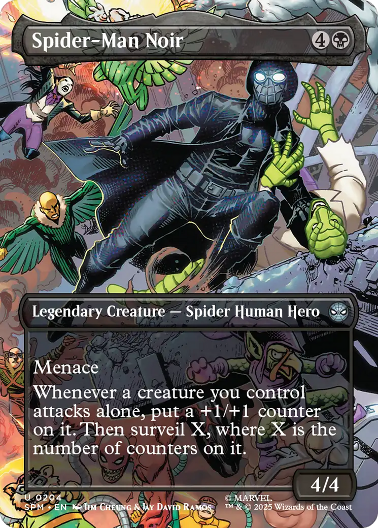 Spider-Man Noir (Borderless) [Marvel's Spider-Man] | The CG Realm