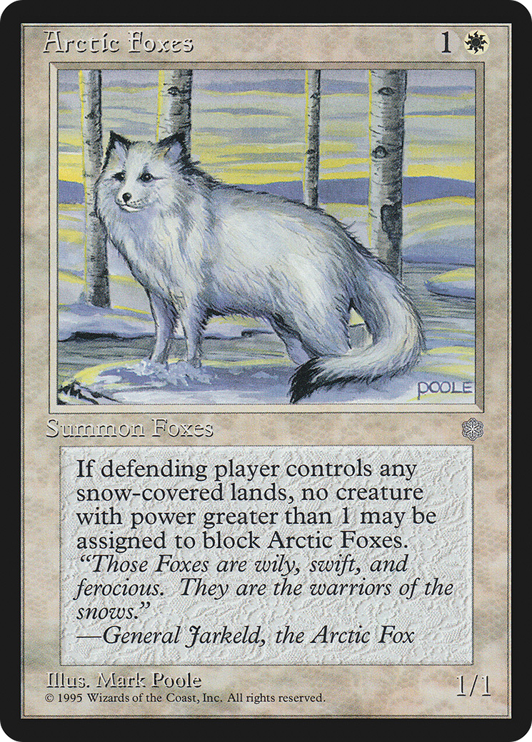 Arctic Foxes (ICE-) - Ice Age