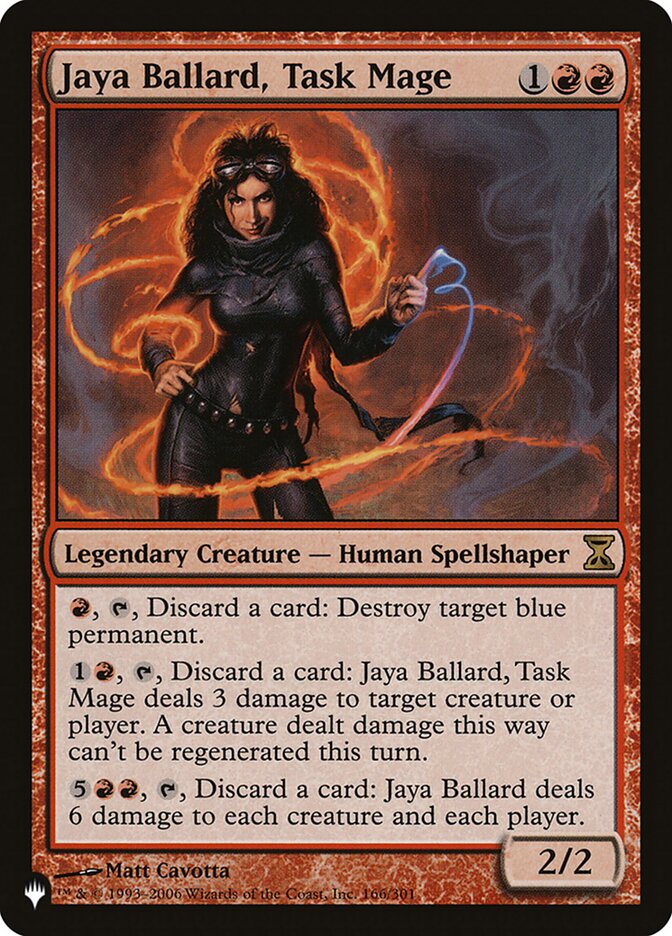 Jaya Ballard, Task Mage [The List] | The CG Realm