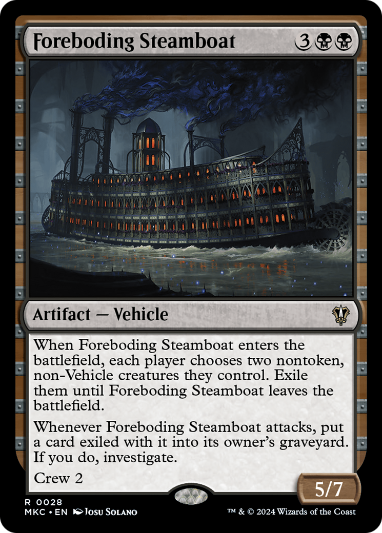 Foreboding Steamboat [Murders at Karlov Manor Commander] | The CG Realm