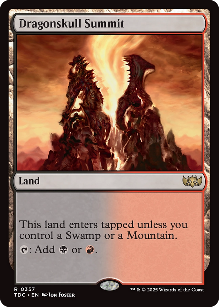 Dragonskull Summit [Tarkir: Dragonstorm Commander] | The CG Realm