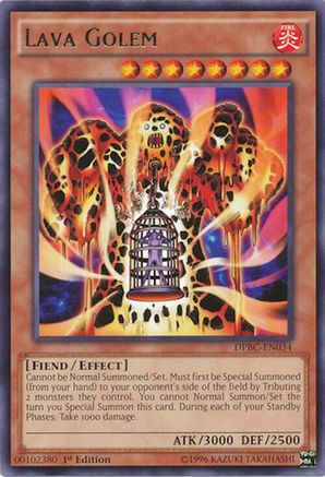 Lava Golem (DPBC-EN034) - Duelist Pack: Battle City 1st Edition