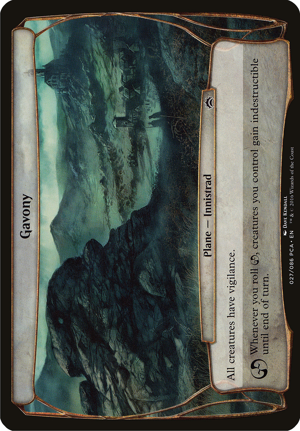 Gavony (Planechase Anthology) (OVER-) - Planechase Anthology Planes