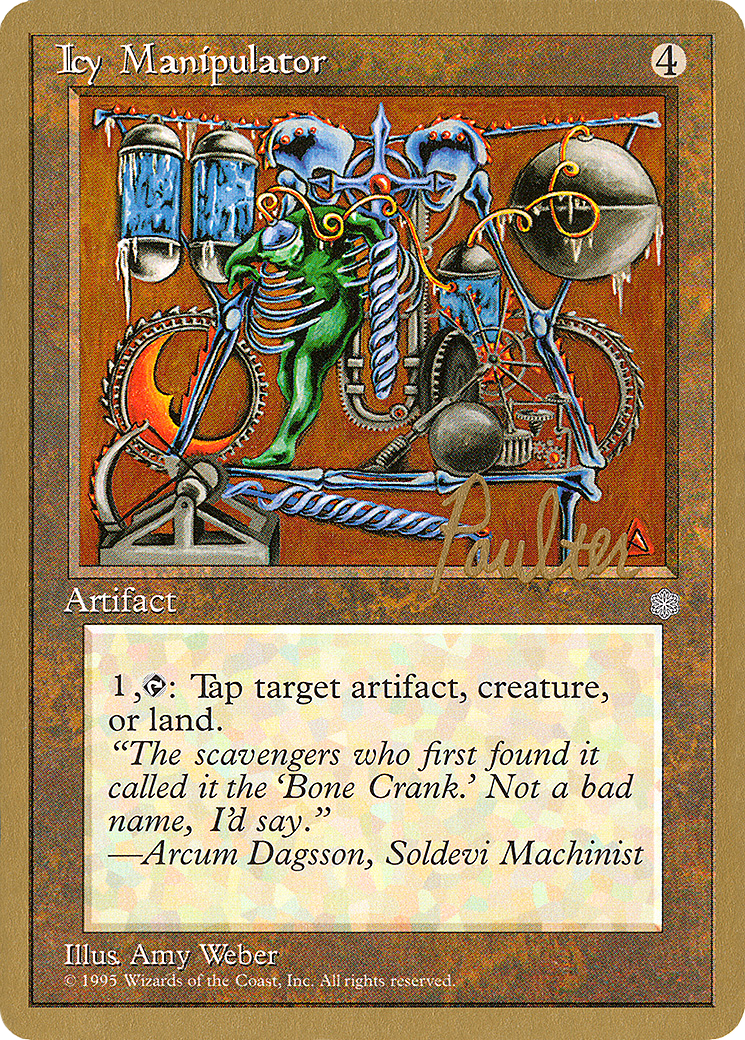 Icy Manipulator - 1996 Preston Poulter (ICE) (WCD-) - Pro Tour Collector Set